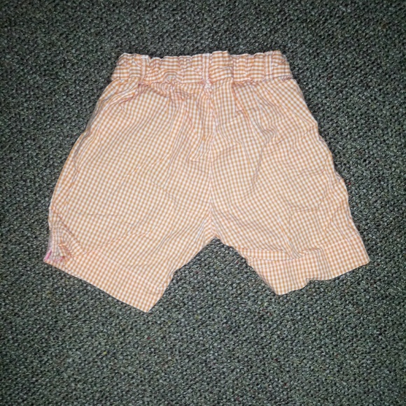 Orange Plaid 6 Shorts - Picture 2 of 5